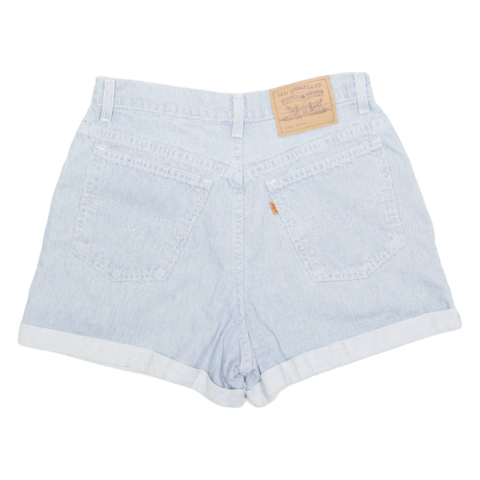 LEVI'S Turn Up 954 Womens Chino Shorts Blue M W30