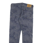 LEVI'S 501ST Mens Slim Jeans Denim Medium W33 L29 Camouflage Button Closure