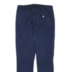 GUESS Womens Jeans Blue Slim Skinny Denim W30 L28 Zip Cotton Blend Classic Fit