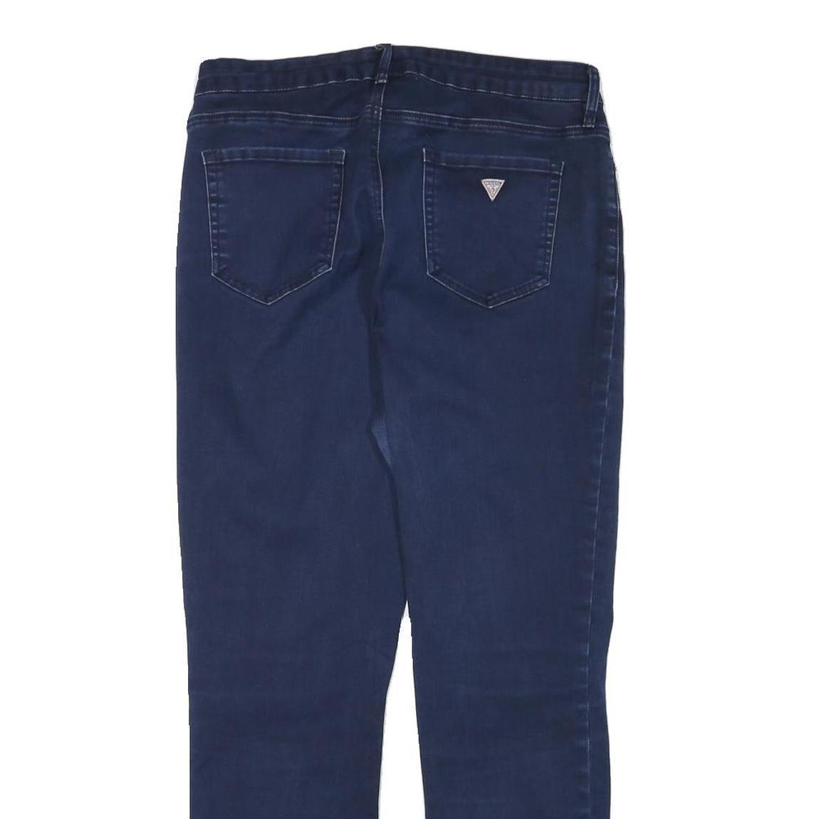 GUESS Womens Jeans Blue Slim Skinny Denim W30 L28 Zip Cotton Blend Classic Fit