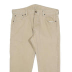 LEVI'S 501 Mens Regular Fit Beige Denim W36 L24 Classic Button Fly Cotton Blend