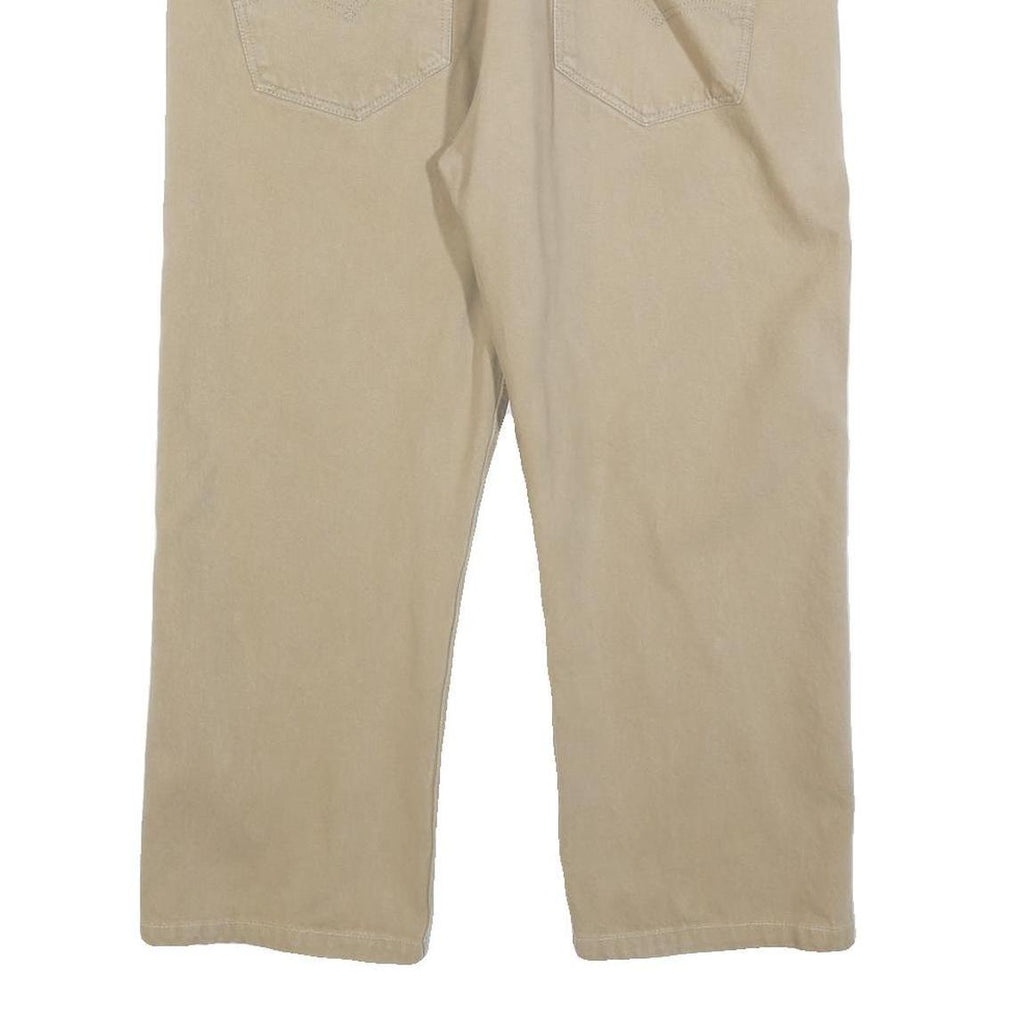 LEVI'S 501 Mens Regular Fit Beige Denim W36 L24 Classic Button Fly Cotton Blend