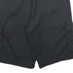 DICKIES Mens Black Cargo Shorts L W34 Workwear Polyester Blend Loose Fit