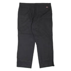 DICKIES Workwear Mens Trousers Black Loose Straight W40 L30