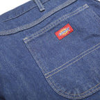 DICKIES Mens Relaxed Blue Denim Jeans W40 L32 Workwear Carpenter Pockets Zip