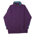 WOOLRICH Womens Purple & Teal Outdoor Jacket S Polyester Blend Zip Pocketed