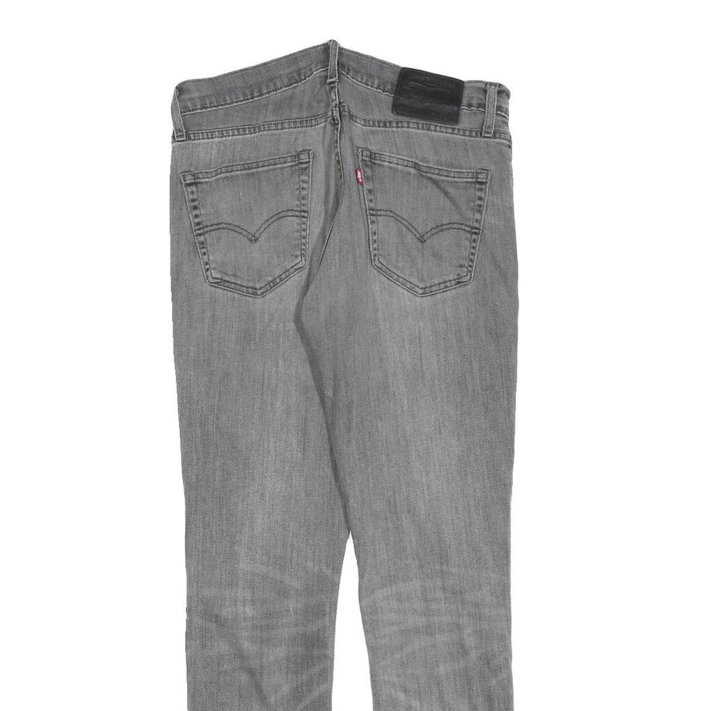 LEVI'S 511 BIG E Mens Jeans Grey Slim Skinny Denim Light W33 L32