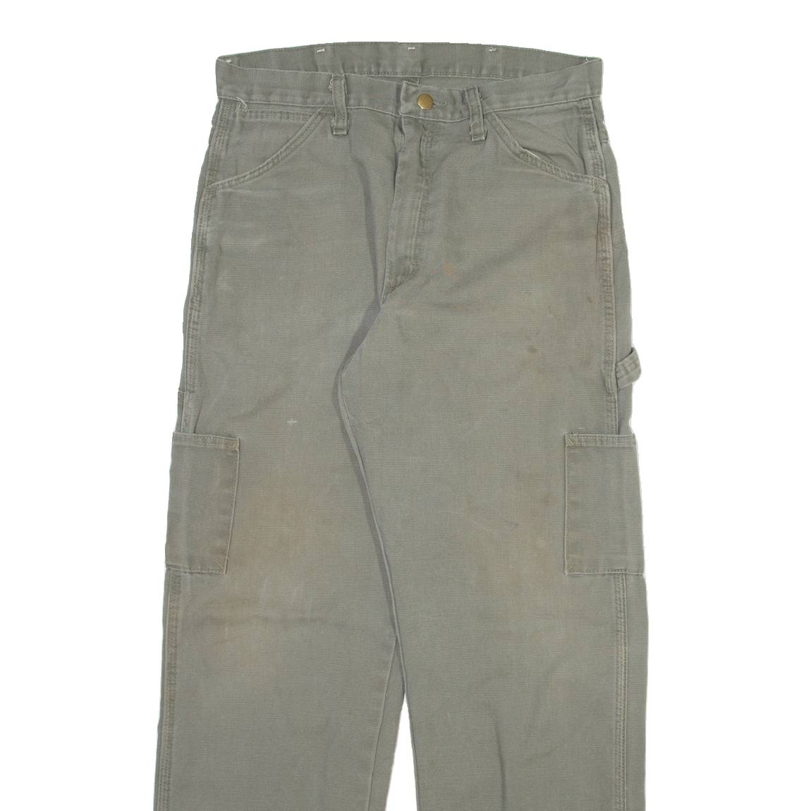 BULWARD Carpenter Mens Trousers Grey Regular Straight W30 L30
