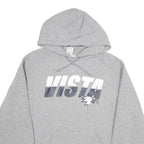 RUSSELL ATHLETIC Mens Grey Vista Hoodie M Casual Cotton Pullover Sweatshirt