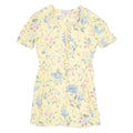 CITY LIFE Womens Tea Dress Yellow Floral Short Sleeve Knee Length UK 14