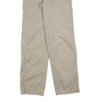 CARHARTT Mens Relaxed Beige Cotton Blend Trousers W28 L32 Zip Casual Workwear