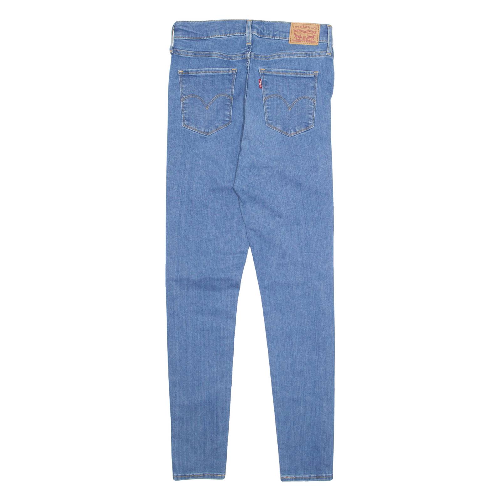 LEVI'S Womens Jeans Blue Regular Skinny Stone Wash W27 L29