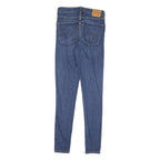 LEVI'S Womens Slim Fit Blue Skinny Denim Medium W28 L31 Zip Cotton Blend Jeans