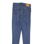 LEVI'S Womens Slim Fit Blue Skinny Denim Medium W28 L31 Zip Cotton Blend Jeans