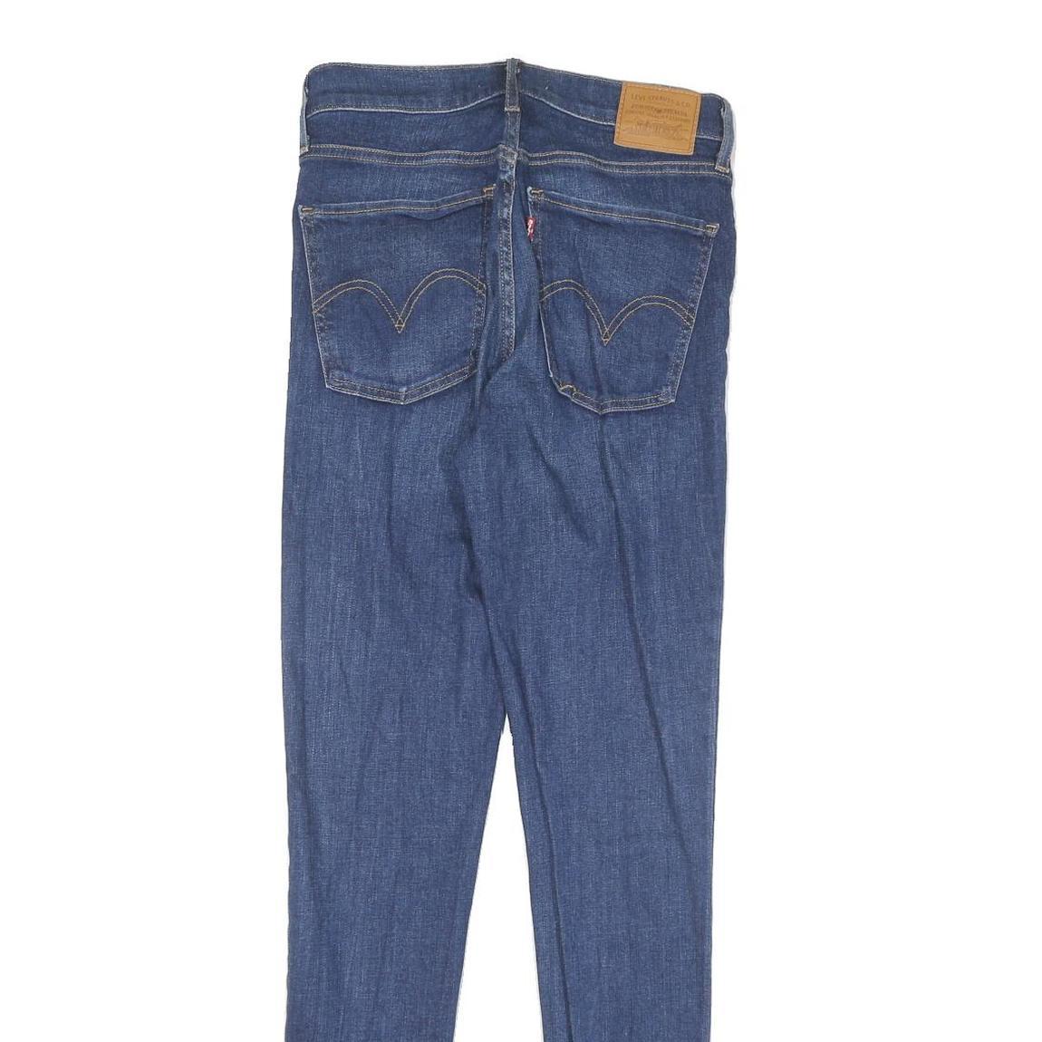 LEVI'S Womens Slim Fit Blue Skinny Denim Medium W28 L31 Zip Cotton Blend Jeans