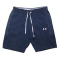 UNDER ARMOUR Mens Shorts Blue Casual L W32 Cotton Blend Comfortable Drawstring