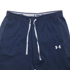 UNDER ARMOUR Mens Shorts Blue Casual L W32 Cotton Blend Comfortable Drawstring