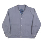 KEMPEL Mens Blue Jacket XL Cotton Blend Button Closure Classic Fit Casual