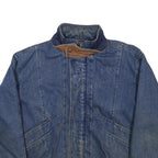 STEEL SPORT Mens Blue Denim Jacket XL Cotton Zip Casual Outerwear