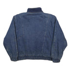 STEEL SPORT Mens Blue Denim Jacket XL Cotton Zip Casual Outerwear