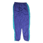 Mens Joggers Blue & Teal Relaxed Straight 2XL W28 L32 Polyester Blend