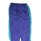 Mens Joggers Blue & Teal Relaxed Straight 2XL W28 L32 Polyester Blend