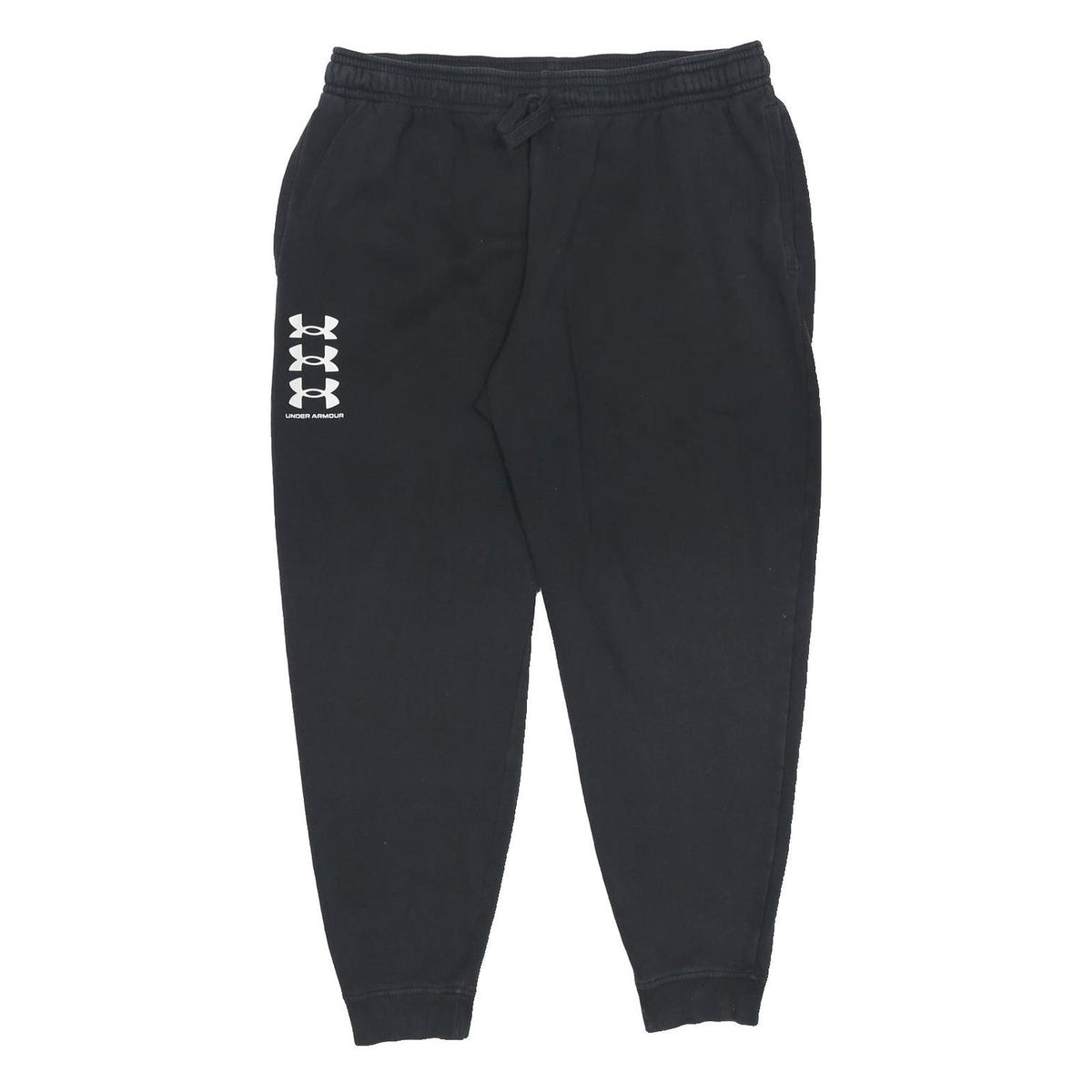 UNDER ARMOUR Mens Joggers Black Slim Tapered 2XL W34 L28 Cotton Blend
