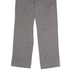 DICKIES Mens Polyester Blend Classic Grey Trousers W32 L32 Workwear Zip Closure