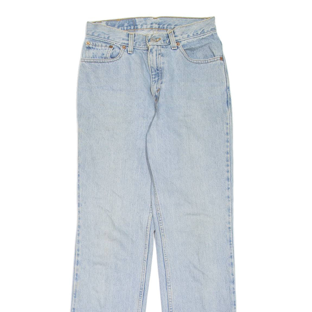 LEVI'S 512 Womens Jeans Blue Slim Straight 90s Stone Wash W25 L30
