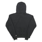 CHAMPION Womens Black Hoodie L Cotton Blend Pullover Drawstring Hood
