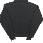CHAMPION Womens Black Hoodie L Cotton Blend Pullover Drawstring Hood
