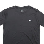 NIKE Mens Black Graphic T-Shirt M Short Sleeve Crew Neck Performance Activewear