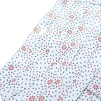 KENZO Womens Blue Floral Pleated Mini Skirt Polyester Blend M Designer