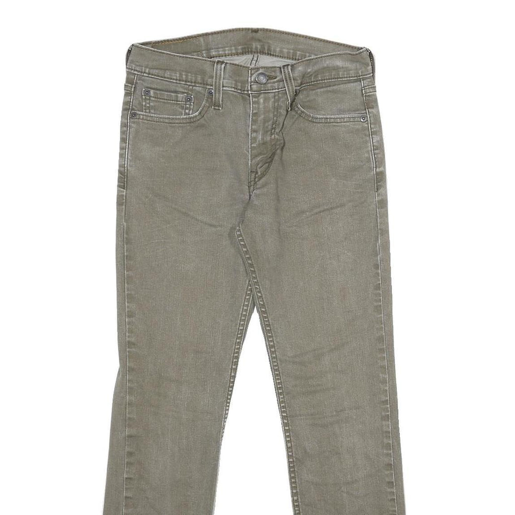 LEVI'S 511 Slim Mens Jeans Green Slim Skinny Denim Medium W29 L30 Classic Style