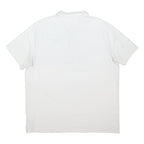 NIKE Mens White Polo Shirt 2XL Cotton Blend Short Sleeve Basic Sportswear