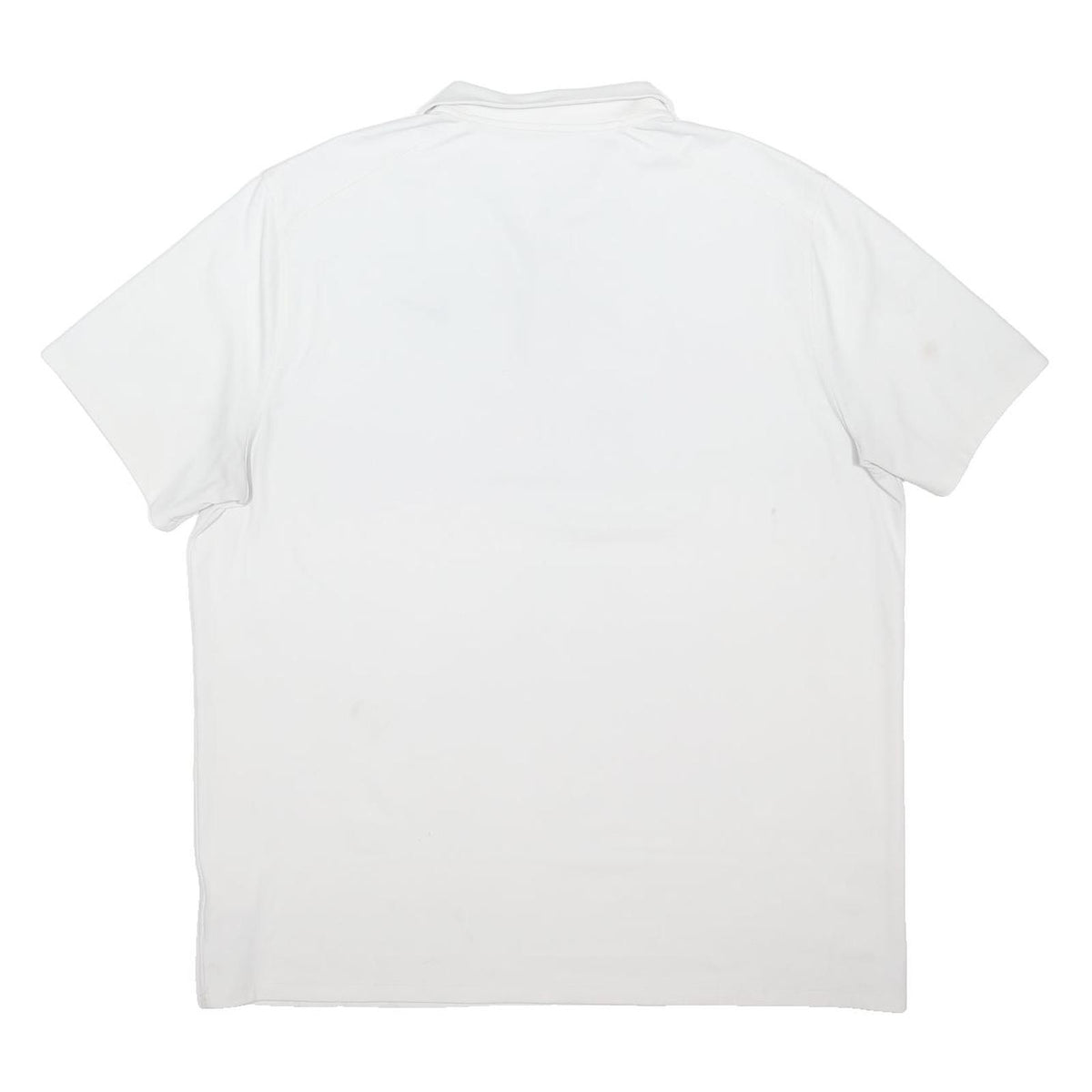 NIKE Mens White Polo Shirt 2XL Cotton Blend Short Sleeve Basic Sportswear