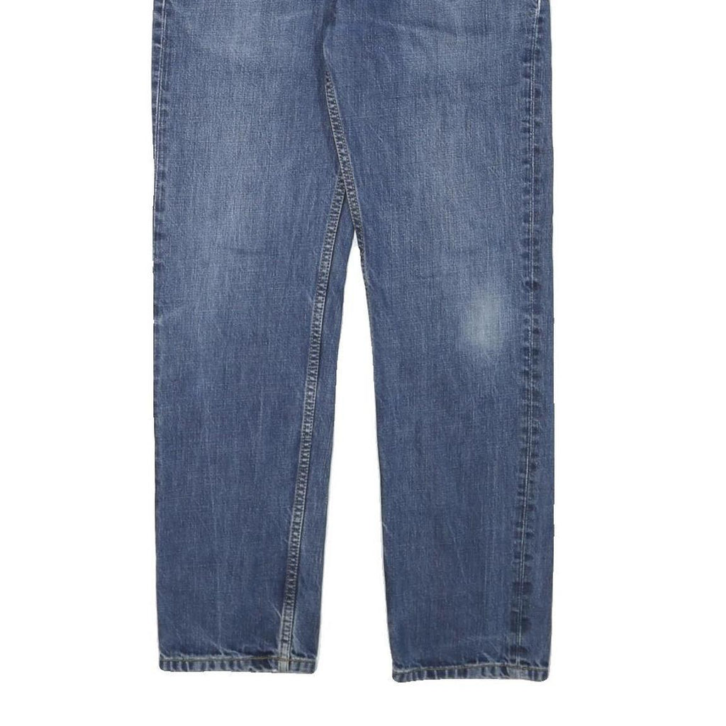 CARHARTT Mens Regular Blue Denim Jeans W30 L29 Button Closure Classic Fit