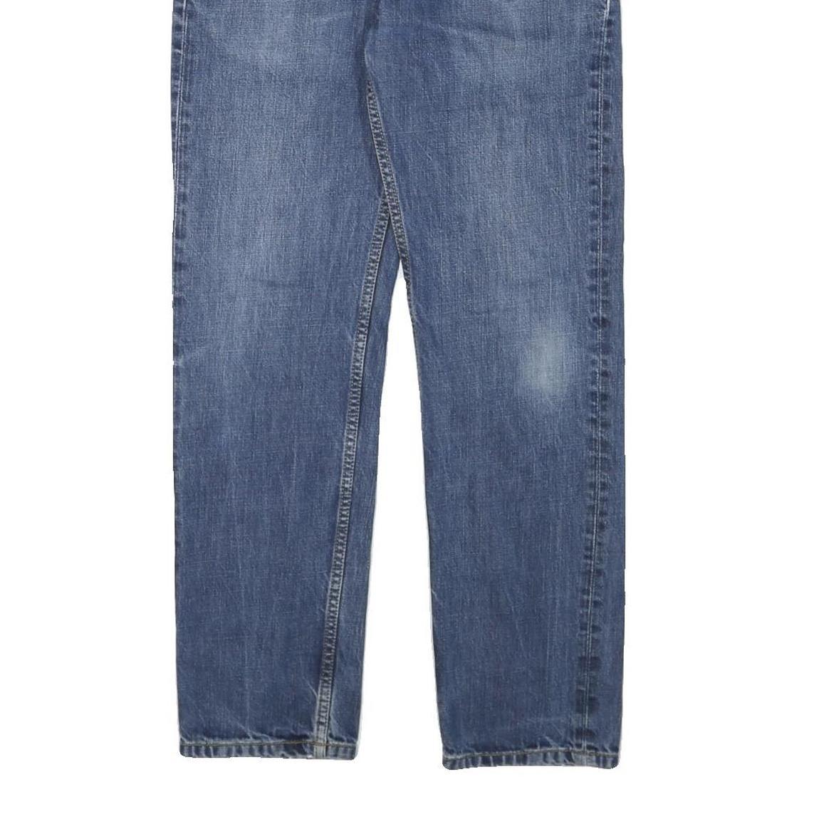 CARHARTT Mens Regular Blue Denim Jeans W30 L29 Button Closure Classic Fit