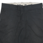 DICKIES Mens Black Casual Cotton Blend Shorts 2XL W36 Workwear Relaxed Fit