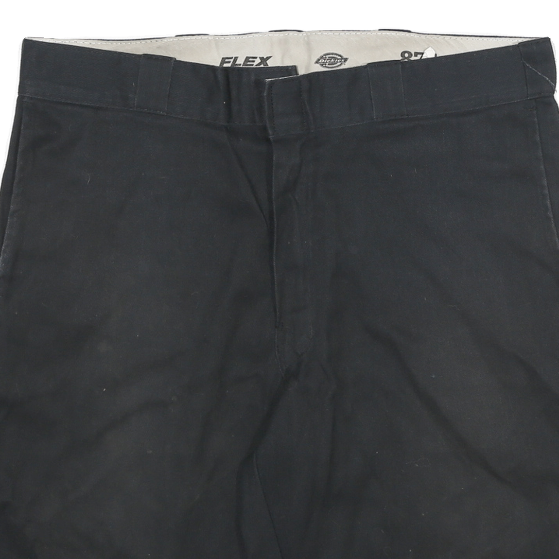 DICKIES Mens Black Casual Cotton Blend Shorts 2XL W36 Workwear Relaxed Fit