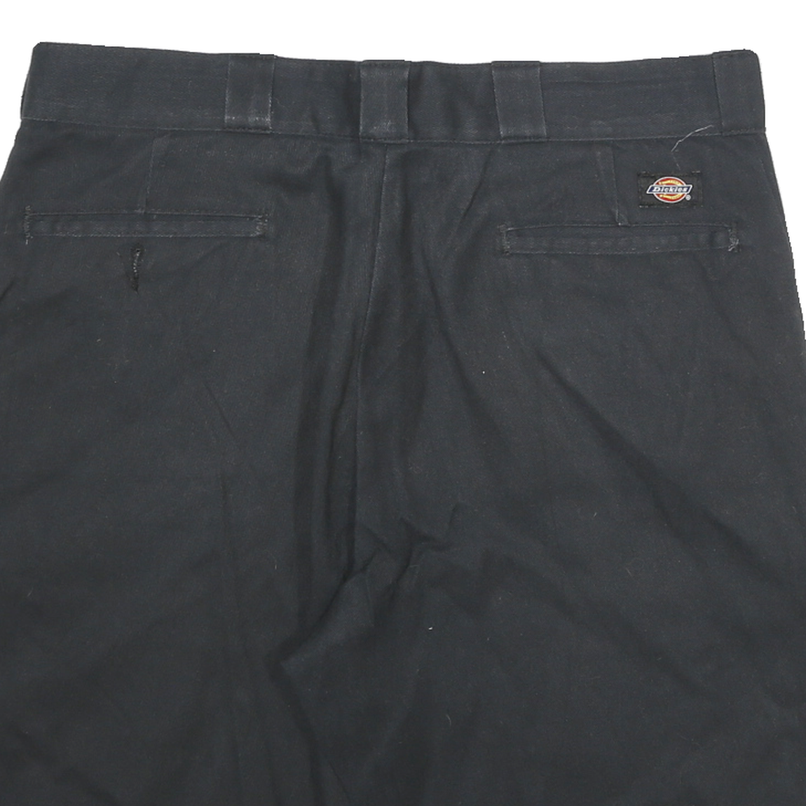 DICKIES Mens Black Casual Cotton Blend Shorts 2XL W36 Workwear Relaxed Fit
