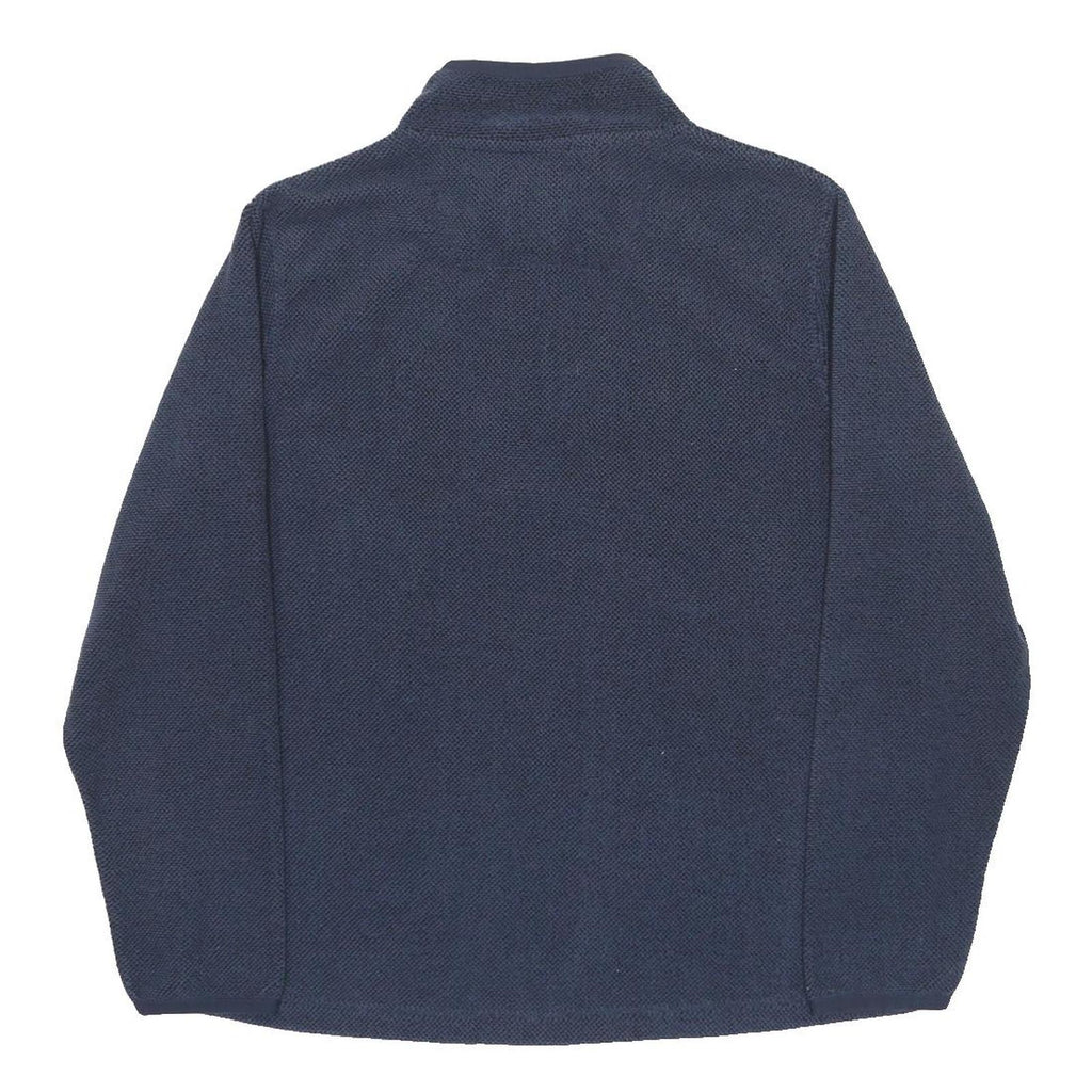 WEIRD FISH Mens Blue 1/4 Zip 2XL Sweatshirt Fleece Pullover Casual