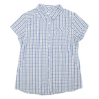 COLUMBIA Womens Shirt Blue Check L