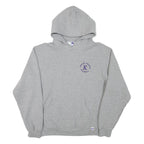RUSSELL ATHLETIC Mens Grey Fightin Knights Football Pullover Hoodie M Cotton