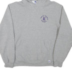 RUSSELL ATHLETIC Mens Grey Fightin Knights Football Pullover Hoodie M Cotton