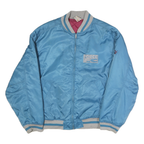 PUMA Mens Blue Bomber Jacket S Polyester Plain Zip Retro Vintage Sport