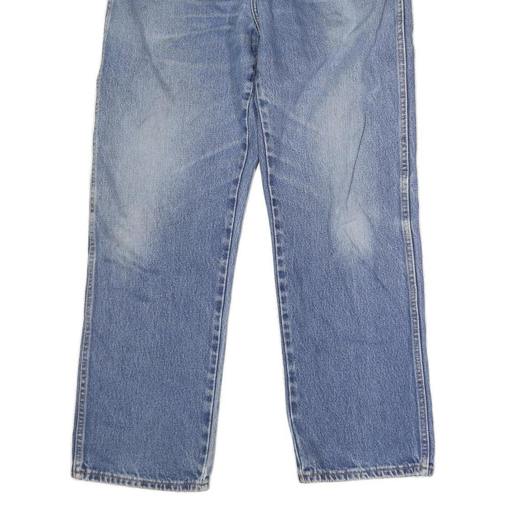 DICKIES Mens Regular Fit Blue Denim Jeans Button W36 L29 Classic Workwear