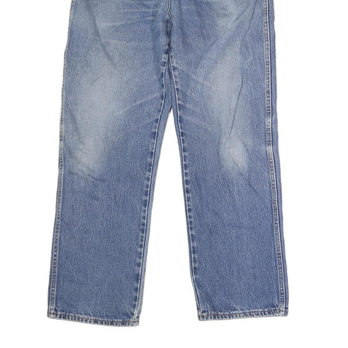 DICKIES Mens Regular Fit Blue Denim Jeans Button W36 L29 Classic Workwear