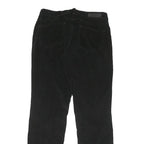 CALVIN KLEIN JEANS Womens Cotton Blend Black Regular Straight Trousers W30 L30