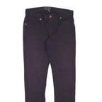 TED BAKER Womens Slim Black Stretch Denim Jeans W28 L28 Zip Closure Stylish